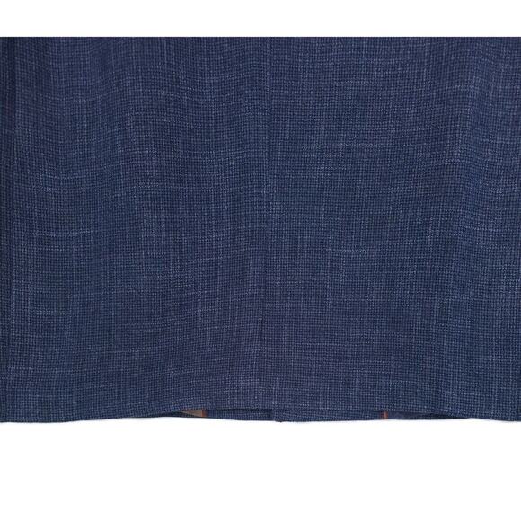 Tallia Mens Slim-Fit Stretch Raglan Lightweight Sport Coat Navy Grey 42L NWT - Picture 6 of 7